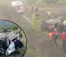 Amasya’da feci kaza! Otomobil tarlaya uçtu: 1 ölü, 1 yaralı