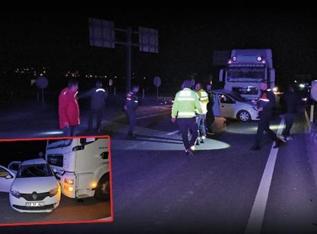 Edirne’de TIR’la çarpıştı! Hem ehliyetsiz hem de alkollü çıktı