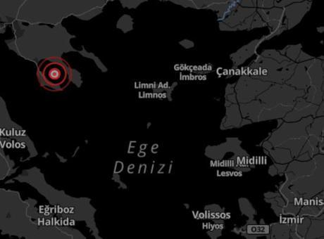 Ege Denizi’nde 3.8 büyüklüğünde deprem