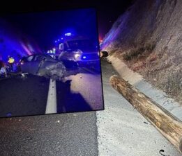 TIR’dan düşen tomruklar faciaya neden oldu: 1 kişi öldü, 9 kişi yaralandı