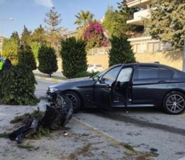 15 yaşındaki çocuk sürücü lüks araç ile ortalığı savaş alanına çevirdi