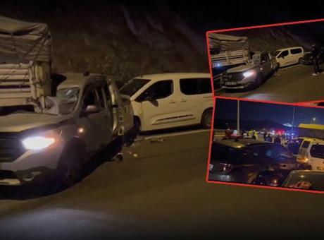 Afyonkarahisar’da feci kaza! 10 araç birbirine girdi: 18 yaralı