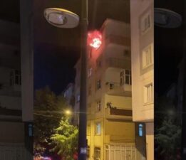 Bahçelievler’de 6 katlı binadaki yangın kısa sürede söndürüldü