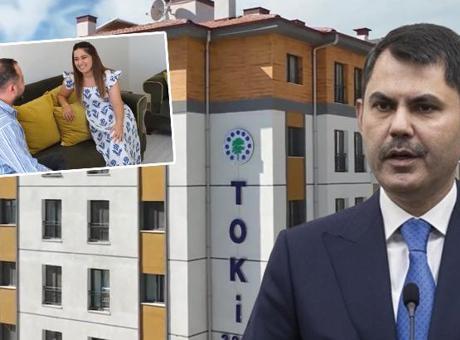 Bakan Kurum paylaştı! Yeni evine kavuşan Hatice Kübra: Devlet kocaman bir şehir üretti