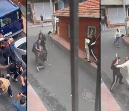 Beyoğlu’nda dehşet anları! Sopalı park yeri kavgası