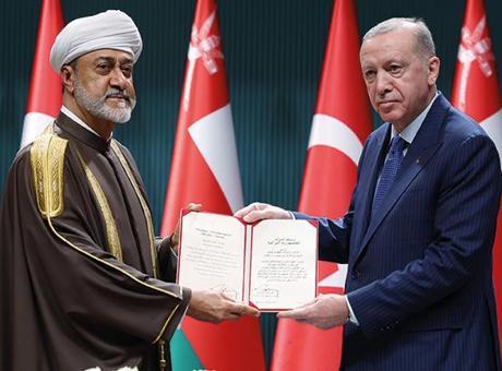 Cumhurbaşkanlığı Külliyesi’nde Devlet Nişanı Tevcih Töreni düzenlendi