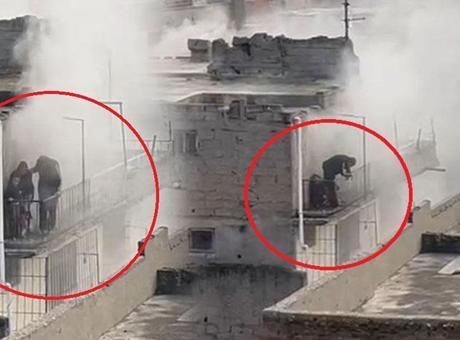 Dehşet dolu dakikalar! Baba ve 2 çocuğu dumanların arasında kaldı
