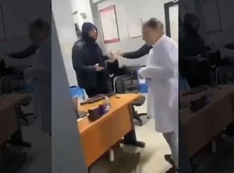 Ehliyet raporu almak için Aile Sağlığı Merkezi’ne geldi! Ortalığı birbirine kattı