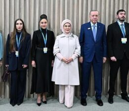 Emine Erdoğan, Azerbaycan, Kırgızistan ve Özbekistan liderlerinin eşleriyle görüştü