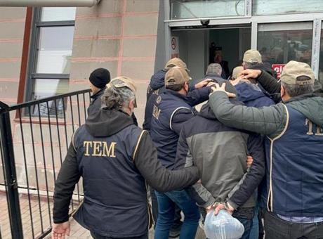 Eskişehir merkezli 8 ilde terör operasyonu! 2 kişi tutuklandı