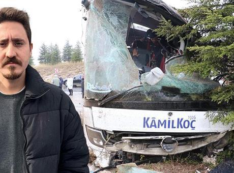 Eskişehir’de otobüs kazası! Dehşeti yaşayan yolcu konuştu: 4 kez takla attık