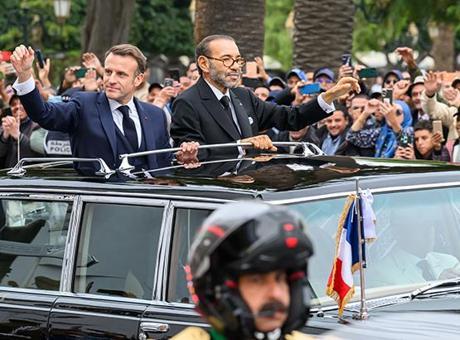 Fas’ta Macron karşıtı sloganlar atıldı