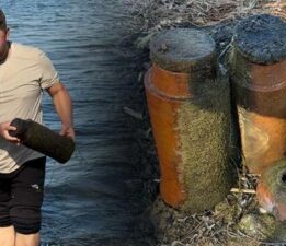 Göl suları çekildi, içinden çıkanlar şaşkına çevirdi: Ağzı kapalı 3 küp