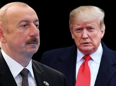 İlham Aliyev ve Trump telefonda görüştü