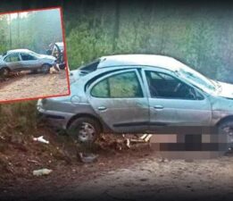 Kastamonu’da kontrolden çıkan otomobil takla attı: 1 ölü, 3 yaralı