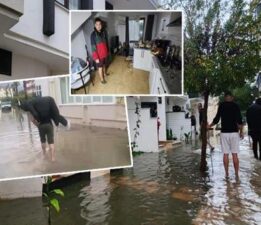 Meteoroloji uyarmıştı! Antalya’yı sel vurdu! Vatandaşlar ev ve otellerde mahsur kaldı