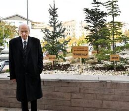 MHP Genel Merkezi önüne ‘Biz kardeşiz’ ağaçları dikildi