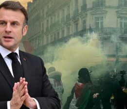 Sarı yelekliler yeniden Fransa sokaklarında! Macron’u hedef aldılar
