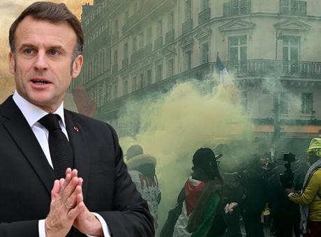 Sarı yelekliler yeniden Fransa sokaklarında! Macron’u hedef aldılar