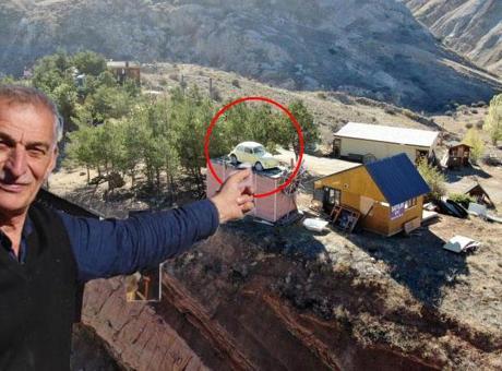 Sivas’ta ilginç manzara! Çatıda gören bir daha bakıyor