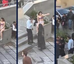 Tahran’daki üniversitenin kampüsünde tacize uğrayıp giysilerini çıkaran genç kadın tutuklandı