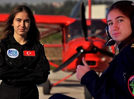 16 yaşında büyük başarı! Türkiye’nin en genç kadın pilot adayı oldu