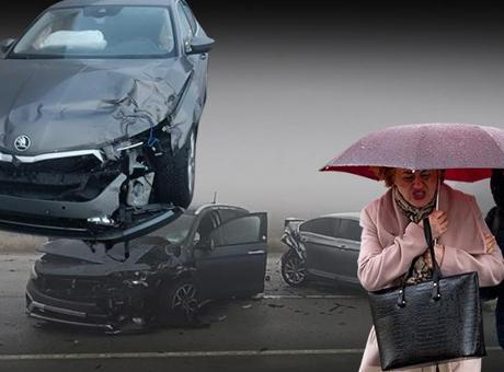 Ankara’da çok sayıda zincirleme trafik kazası! Meteoroloji’den hafta sonu için yeni uyarı geldi