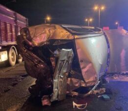 Ankara’da refüje çarpan otomobil takla attı! Ölü ve yaralılar var
