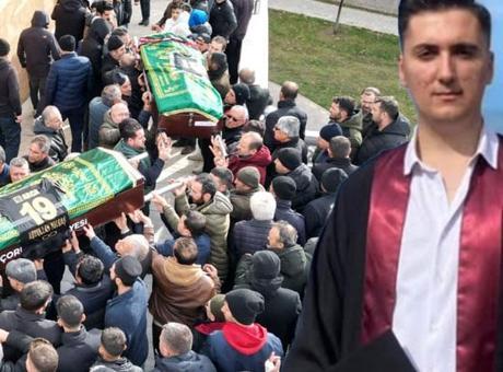 Baba ve oğlu son yolculuğuna uğurlandı