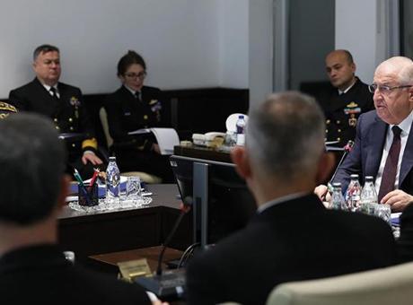Bakan Güler, Deniz Kuvvetleri Komutanlığı’nın toplantısına katıldı