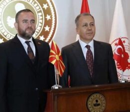Bakan Yerlikaya Kuzey Makedonyalı mevkidaşı ile görüştü