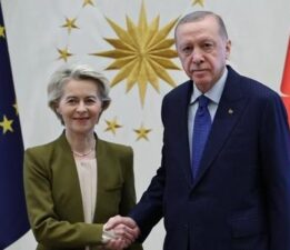 Cumhurbaşkanı Erdoğan, Ursula von der Leyen’i kabul etti