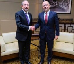Dışişleri Bakan Yardımcısı Nuh Yılmaz, John Bass ile bir araya geldi