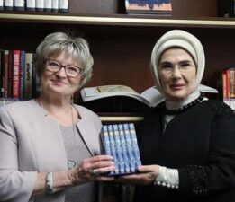 Emine Erdoğan, Macaristan Cumhurbaşkanı’nın eşi ile bir araya geldi