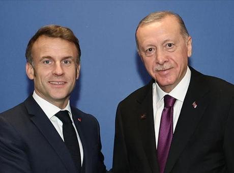 Gündem Suriye! Cumhurbaşkanı Erdoğan ile Macron görüştü