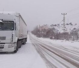İki kara yolu tipi nedeniyle TIR’lara kapatıldı