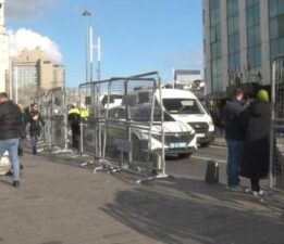 İstanbul’da yılbaşı tedbirleri! Taksim Meydanı demir bariyerlerle kapatıldı