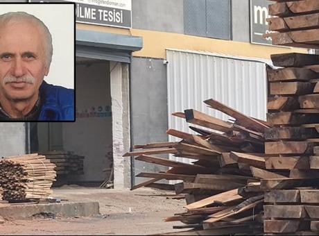 Makineyle ahşap kesiyordu! Kahreden son
