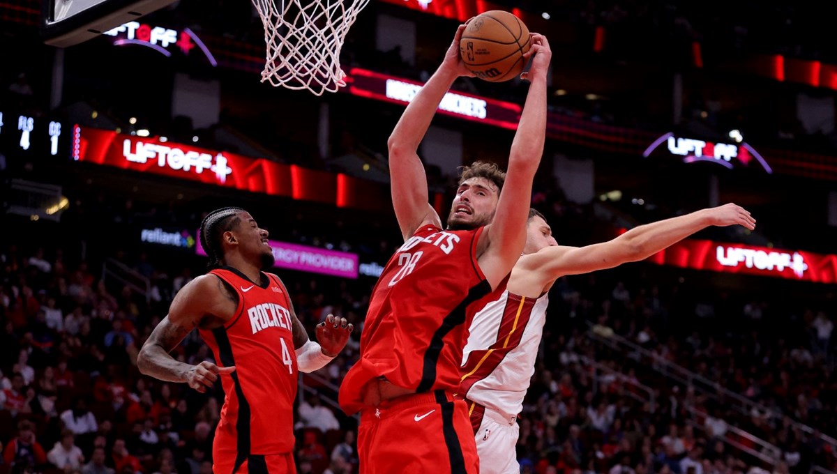 NBA’de Alperen Şengün’ün double double’ı Houston’a galibiyeti getirdi