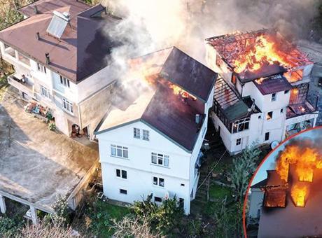 Ordu’da sobadan çıkan yangın faciaya sebep oldu: 1 ölü