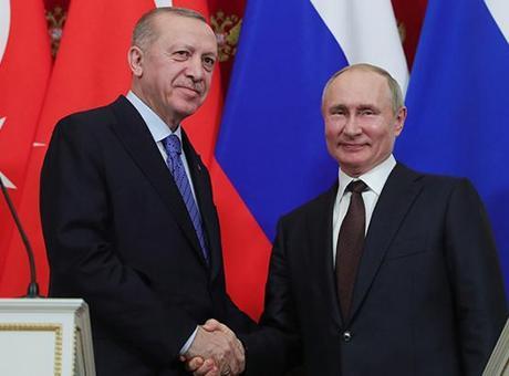 Rusya Devlet Başkanı Putin, Cumhurbaşkanı Erdoğan’ın yeni yılını kutladı