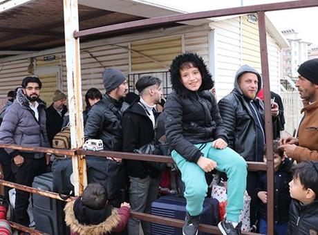 Sınırda son durum: Şimdi savaş bitti artık dönüyorum