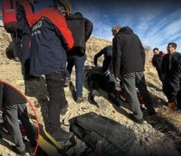 Sivas’ta rüzgara kapılan yamaç paraşütçüsü 20 metreden düştü
