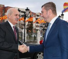TBMM Başkanı Kurtulmuş Kuzey Makedonya Başbakanı ile görüştü