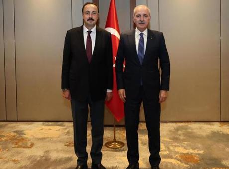 TBMM Başkanı Kurtulmuş Kuzey Makedonya’da! Üsküp Büyükelçiliğini ziyaret etti