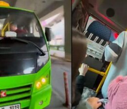Yer: Sarıyer! Minibüs şoförü çılgına döndü, kapıları kapattı kimseyi indirmedi