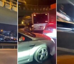 15 Temmuz Şehitler Köprüsü girişinde feci kaza! Kontrolden çıkan metrobüs 4 araca çarptı