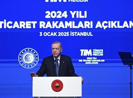 2024 ihracat rakamları açıklandı! Erdoğan: Cumhuriyet tarihinin rekoruna imza attık