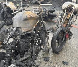 22 motosiklet alev alev yandı! 5 milyon liralık korkunç iddia