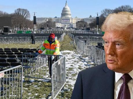 40 yıl sonra bir ilk! Aşırı soğuk hava Trump’ın yemin törenini vurdu